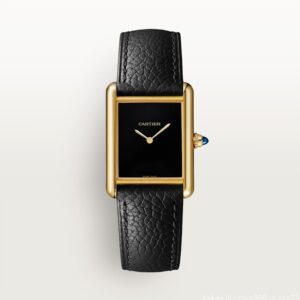 까르띠에 탱크 루이 블랙다이얼 옐로우골드 시계 레플리카 미러급 SA급 S급 고퀄리티 워치 [여성]