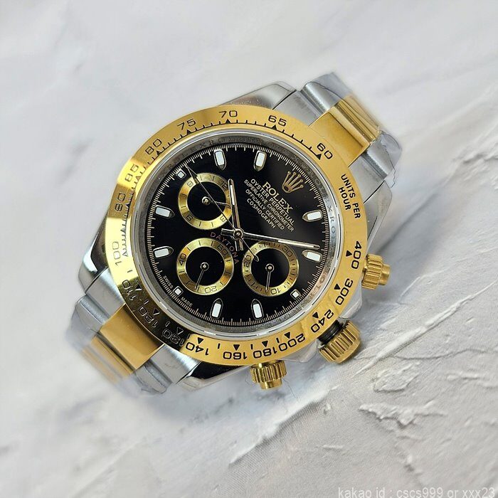 로렉스 데이토나 블랙다이얼 콤비 시계 레플리카 미러급 SA급 S급 고퀄리티 롤렉스 워치 최상급 하이엔드 - thebest 10