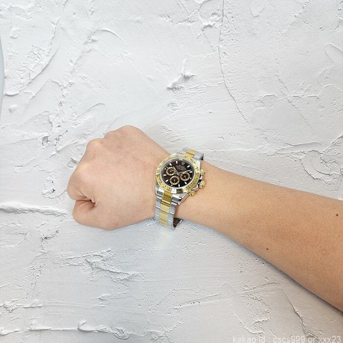 로렉스 데이토나 블랙다이얼 콤비 시계 레플리카 미러급 SA급 S급 고퀄리티 롤렉스 워치 최상급 하이엔드 - thebest 19