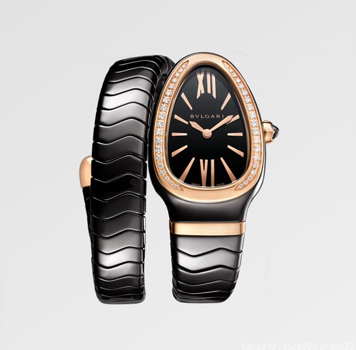 불가리 세르펜티 투보가스 워치 로즈골드 블랙다이얼 다이아 블랙줄 시계 레플리카 미러급 SA급 S급 고퀄리티 워치 [여성]