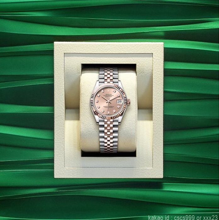 로렉스 데이저스트 에버로즈골드 콤비 다이아 31mm 시계 레플리카 미러급 SA급 S급 고퀄리티 롤렉스 워치 [여성] 10