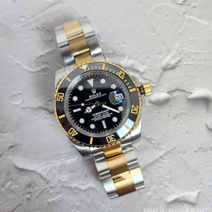 로렉스 서브마리너 블랙콤비 데이트 글라인드락 버전 시계 레플리카 미러급 SA급 S급 고퀄리티 롤렉스 워치 6