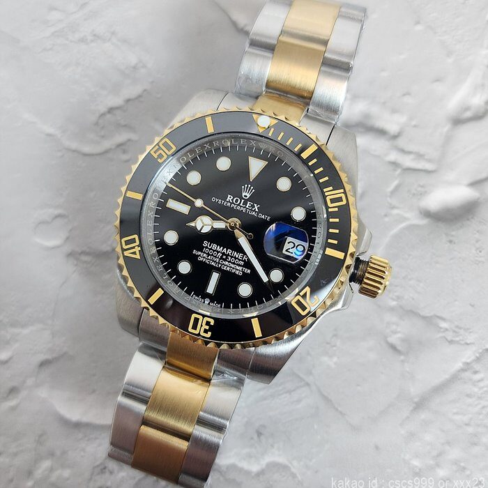 로렉스 서브마리너 블랙콤비 데이트 글라인드락 버전 시계 레플리카 미러급 SA급 S급 고퀄리티 롤렉스 워치 8