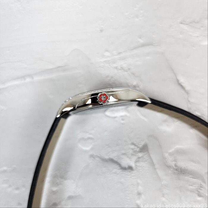 오메가 드빌 트레저 화이트다이얼 블랙스트랩 다이아 시계 레플리카 미러급 SA급 S급 고퀄리티 워치 [여성] 5