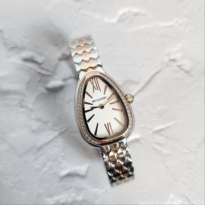 불가리 세르펜티 세두토리 워치 화이트다이얼 콤비 다이아 시계 레플리카 미러급 SA급 S급 고퀄리티 워치 [여성] 12