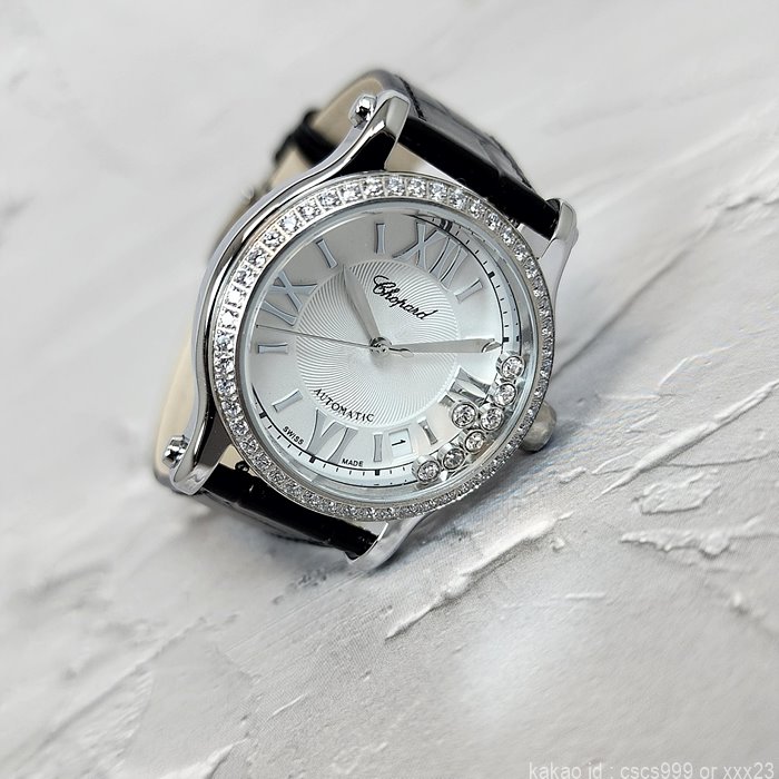 쇼파드 해피스포츠 화이트다이얼 다이아 시계 레플리카 미러급 SA급 S급 고퀄리티 워치 [여성] 7