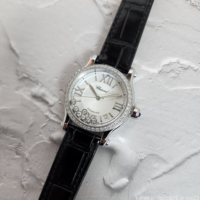 쇼파드 해피스포츠 화이트다이얼 다이아 시계 레플리카 미러급 SA급 S급 고퀄리티 워치 [여성] 10