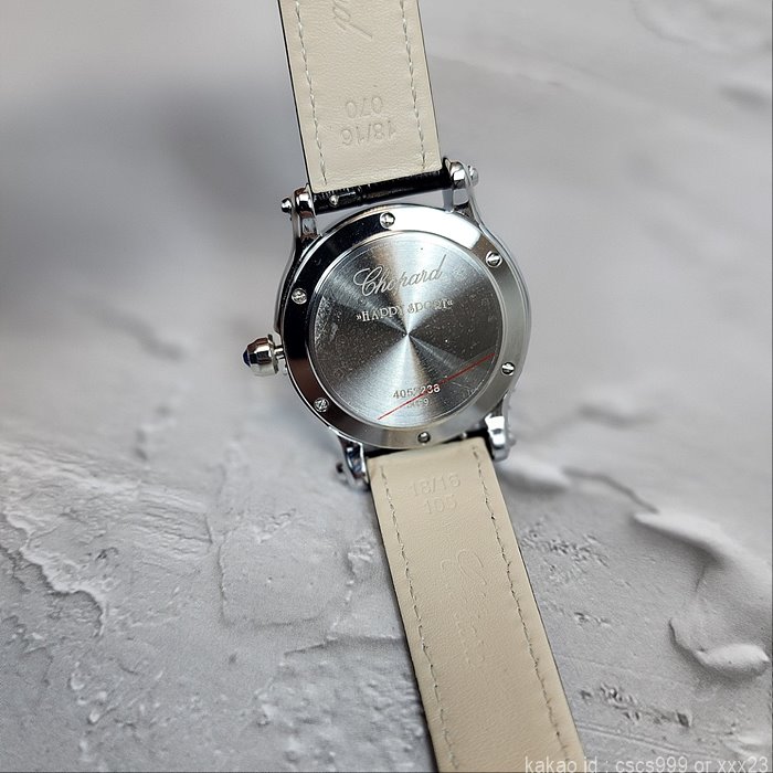 쇼파드 해피스포츠 화이트다이얼 다이아 시계 레플리카 미러급 SA급 S급 고퀄리티 워치 [여성] 15