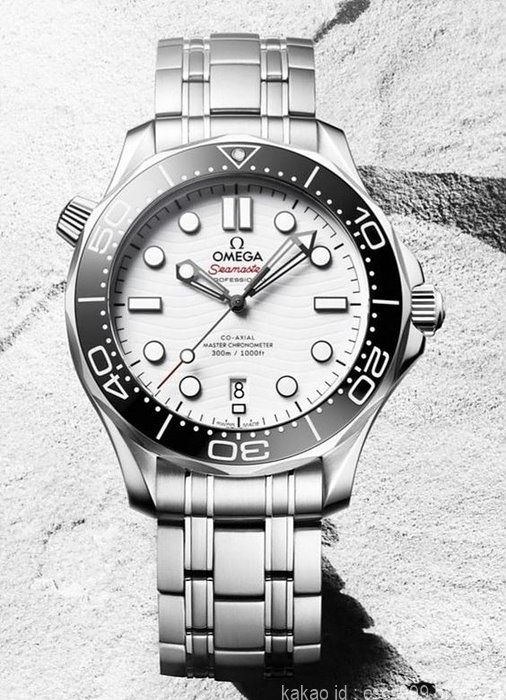 오메가 코엑시얼 씨마스터 다이버300M 화이트다이얼 시계 레플리카 미러급 SA급 S급 고퀄리티 워치 5