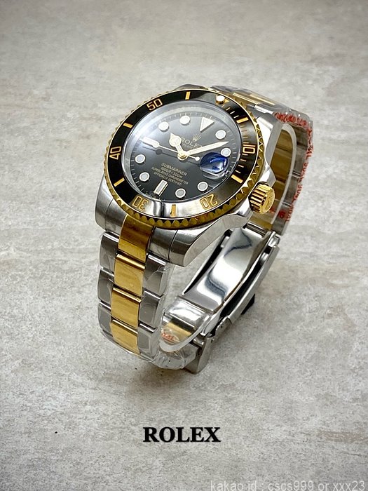 로렉스 서브마리너 블랙다이얼 콤비 시계 레플리카 미러급 SA급 S급 고퀄리티 롤렉스 워치 8