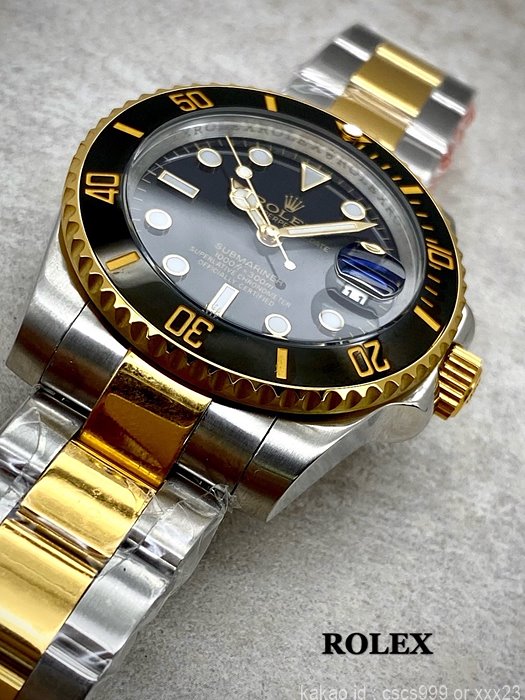로렉스 서브마리너 블랙다이얼 콤비 시계 레플리카 미러급 SA급 S급 고퀄리티 롤렉스 워치 9