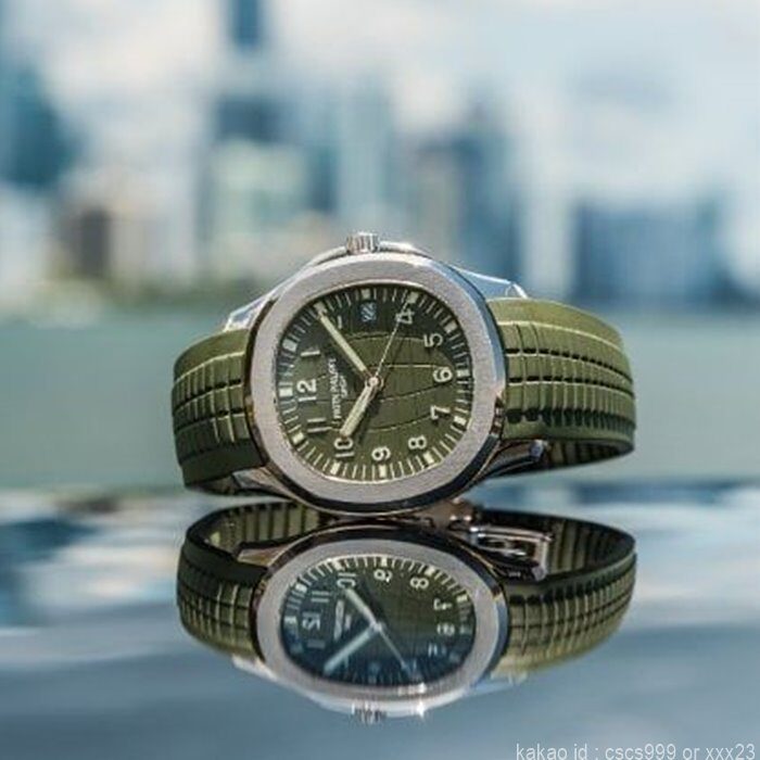 파텍필립 아쿠아넛 카키 그린 5168G-010 시계 레플리카 미러급 SA급 S급 고퀄리티 워치 25