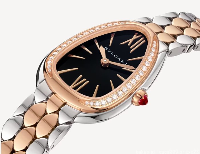 불가리 세르펜티 세두토리 워치 블랙다이얼 콤비 다이아 시계 레플리카 미러급 SA급 S급 고퀄리티 워치 [여성] 13