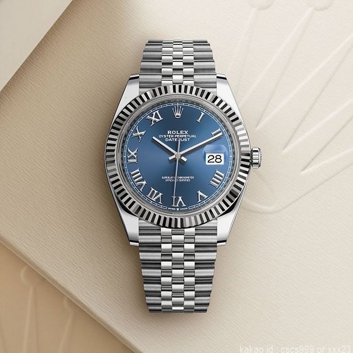 로렉스 데이저스트 블루로마 41mm 시계 레플리카 미러급 SA급 S급 고퀄리티 롤렉스 워치 8