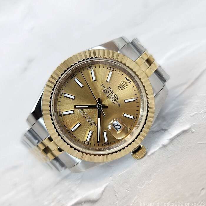 로렉스 데이저스트 골드콤비 41mm 시계 레플리카 미러급 SA급 S급 고퀄리티 롤렉스 워치 2
