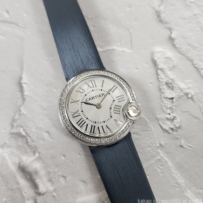 까르띠에 발롱블랑 다이아 세팅 시계 레플리카 미러급 SA급 S급 고퀄리티 워치 [여성] 9