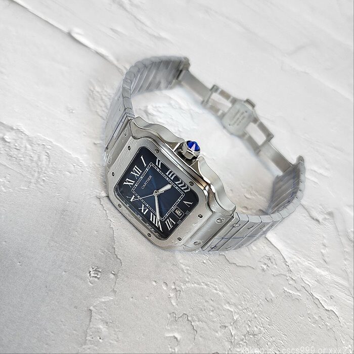 까르띠에 산토스 블루다이얼 시계 레플리카 미러급 SA급 S급 고퀄리티 워치 9