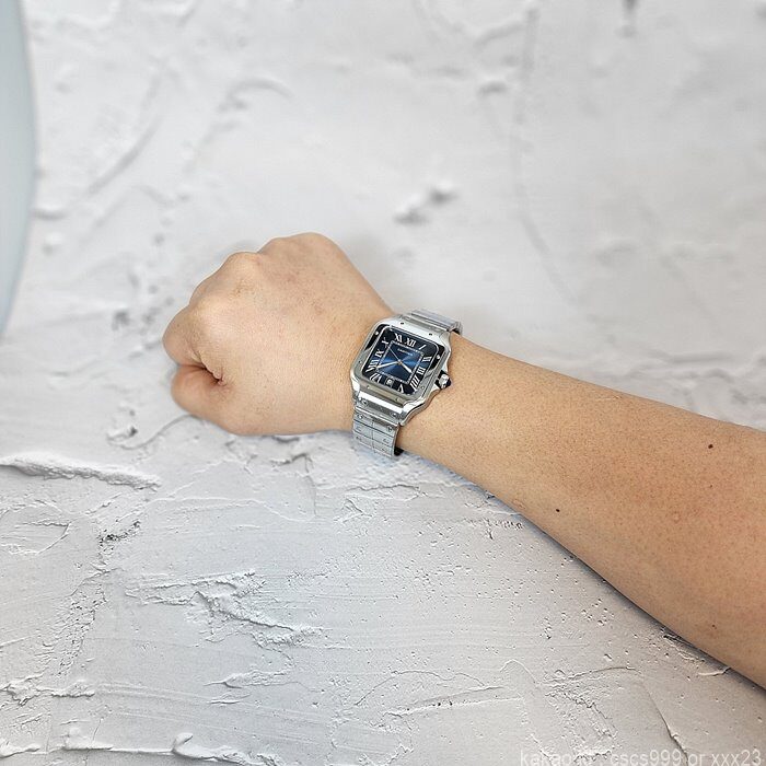 까르띠에 산토스 블루다이얼 시계 레플리카 미러급 SA급 S급 고퀄리티 워치 16