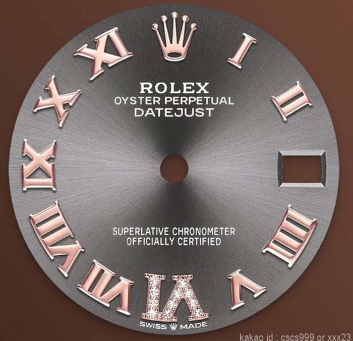 로렉스 데이저스트 에버로즈골드 그레이 로마 다이아 31mm 시계 레플리카 미러급 SA급 S급 고퀄리티 롤렉스 워치 [여성] 5