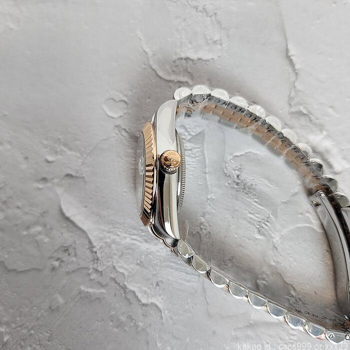 로렉스 데이저스트 에버로즈골드 그레이 로마 다이아 31mm 시계 레플리카 미러급 SA급 S급 고퀄리티 롤렉스 워치 [여성] 16