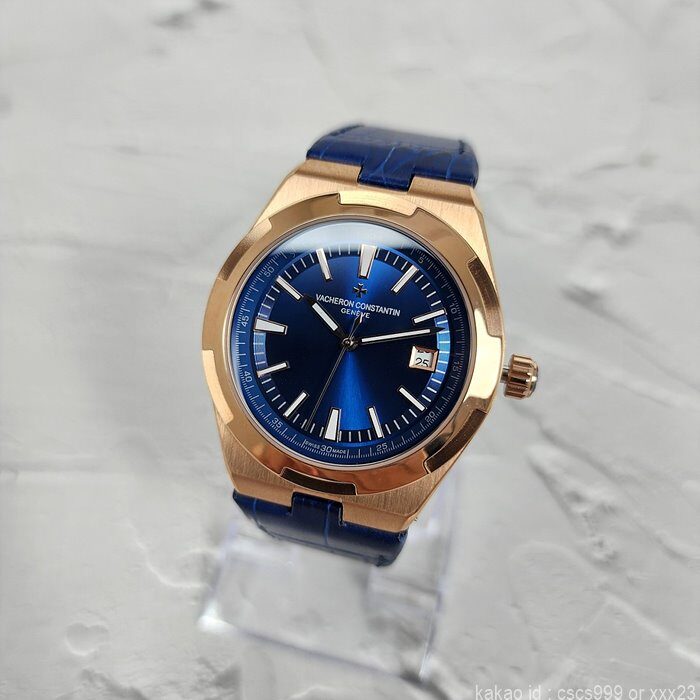 바쉐론콘스탄틴 오버시즈 4500v 블루다이얼 골드 시계 레플리카 미러급 SA급 S급 고퀄리티 워치 5