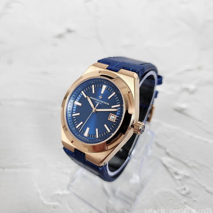 바쉐론콘스탄틴 오버시즈 4500v 블루다이얼 골드 시계 레플리카 미러급 SA급 S급 고퀄리티 워치 6