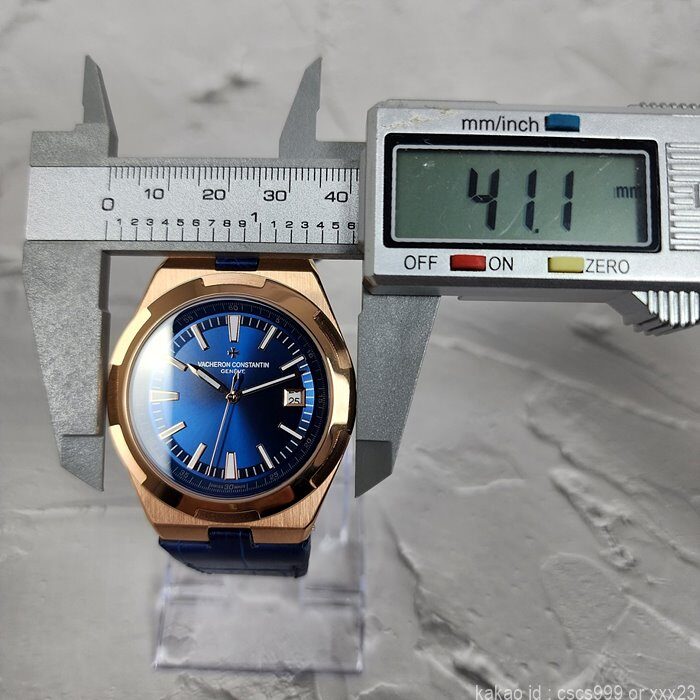 바쉐론콘스탄틴 오버시즈 4500v 블루다이얼 골드 시계 레플리카 미러급 SA급 S급 고퀄리티 워치 7