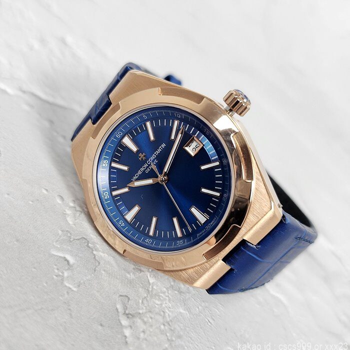 바쉐론콘스탄틴 오버시즈 4500v 블루다이얼 골드 시계 레플리카 미러급 SA급 S급 고퀄리티 워치 8