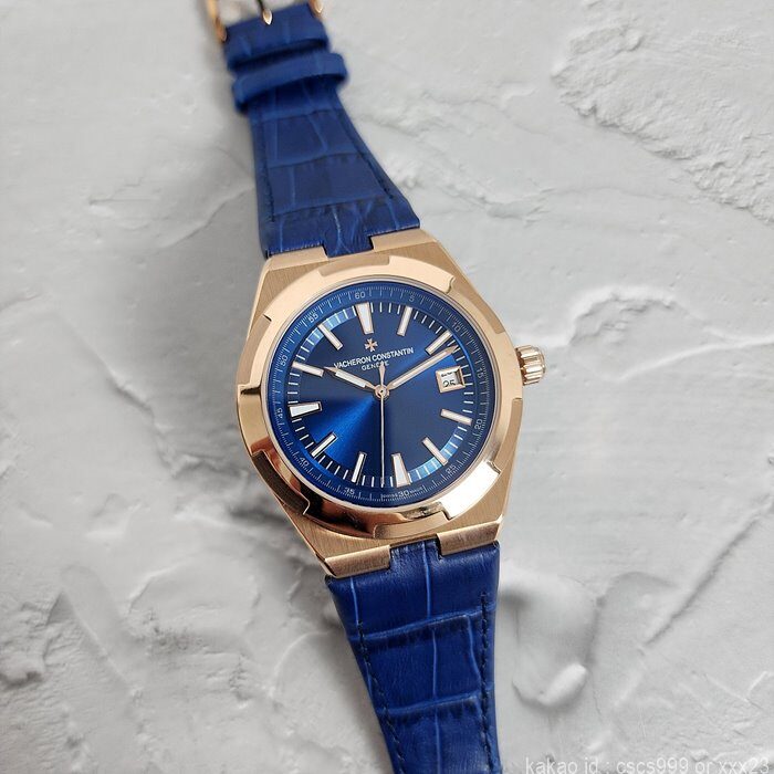 바쉐론콘스탄틴 오버시즈 4500v 블루다이얼 골드 시계 레플리카 미러급 SA급 S급 고퀄리티 워치 10