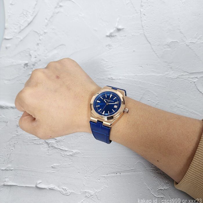 바쉐론콘스탄틴 오버시즈 4500v 블루다이얼 골드 시계 레플리카 미러급 SA급 S급 고퀄리티 워치 17