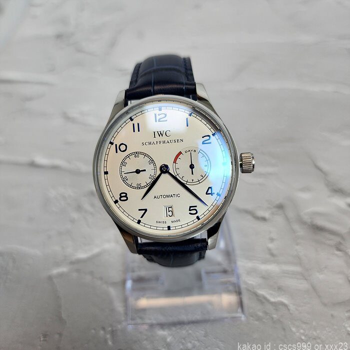 IWC 포르투기저 화이트다이얼 시계 레플리카 미러급 SA급 S급 고퀄리티 워치 product code : CDB200142408    3