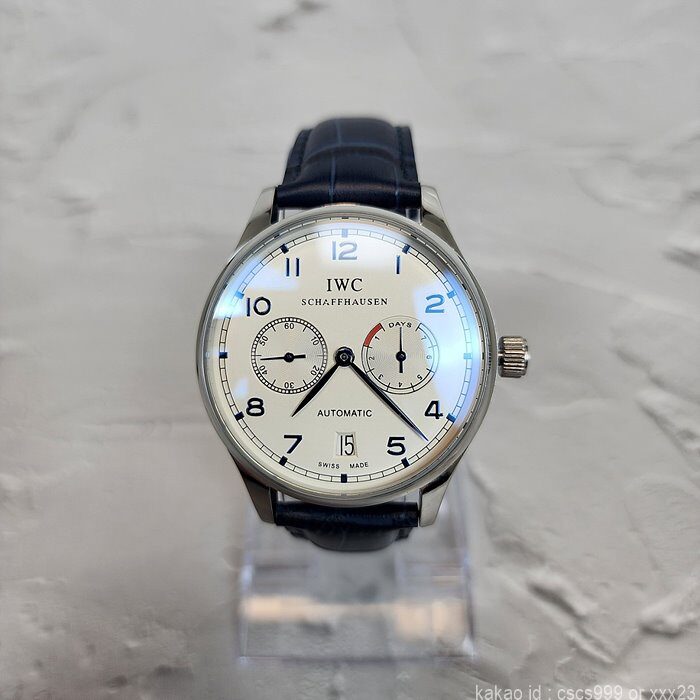 IWC 포르투기저 화이트다이얼 시계 레플리카 미러급 SA급 S급 고퀄리티 워치 product code : CDB200142408    4