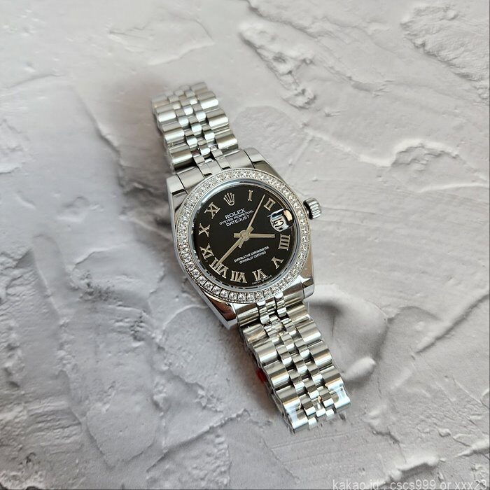 로렉스 데이저스트 블랙로마 다이아 31mm 시계 레플리카 미러급 SA급 S급 고퀄리티 롤렉스 워치 [여성] 11