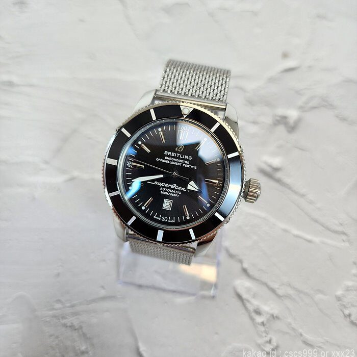 브라이틀링 슈퍼오션 헤리티지 블랙다이얼 시계 레플리카 미러급 SA급 S급 고퀄리티 워치 5