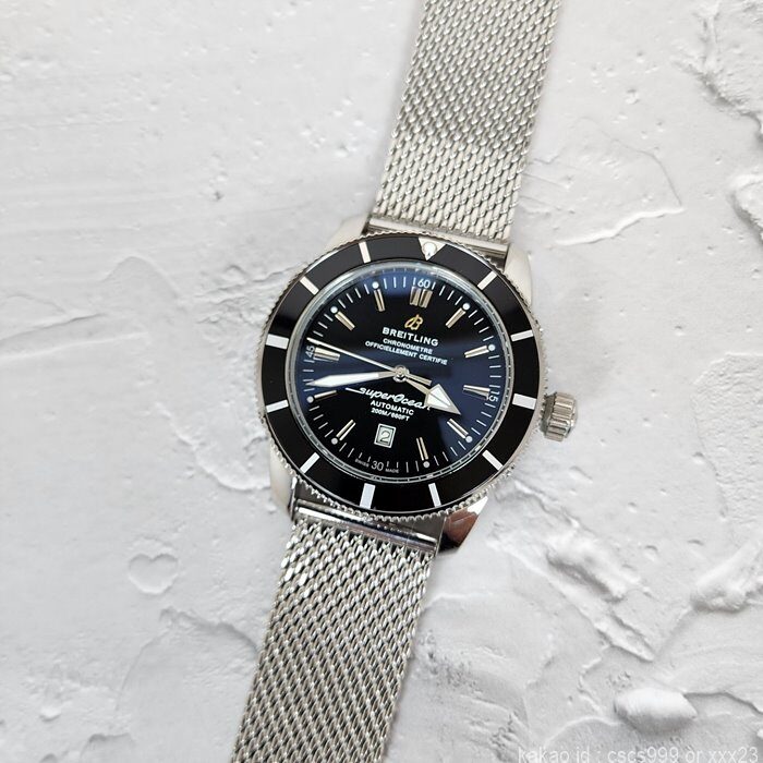 브라이틀링 슈퍼오션 헤리티지 블랙다이얼 시계 레플리카 미러급 SA급 S급 고퀄리티 워치 12
