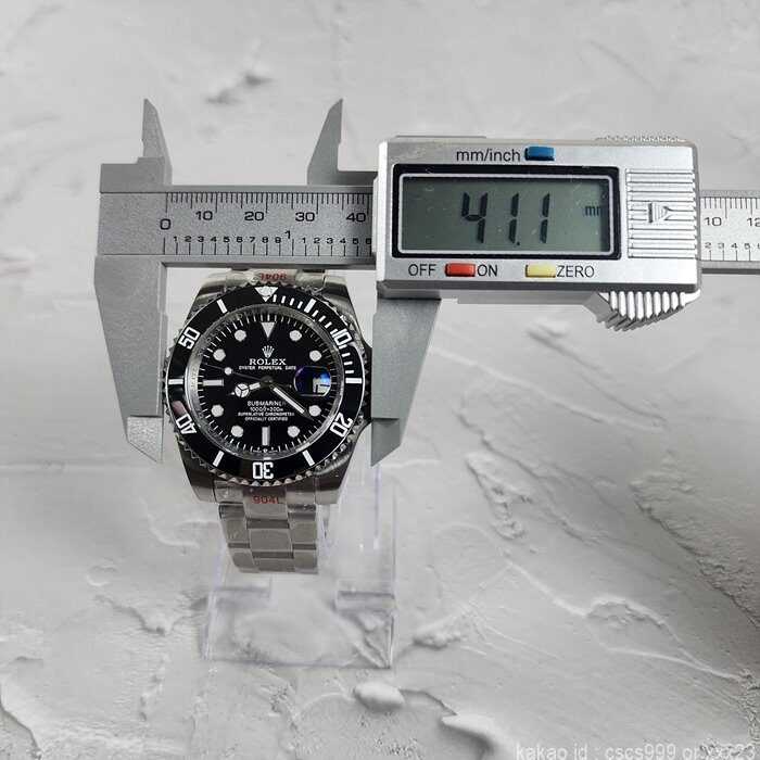로렉스 서브마리너 블랙다이얼 41mm 글라인드락 버전 시계 레플리카 미러급 SA급 S급 고퀄리티 롤렉스 워치 - best 8