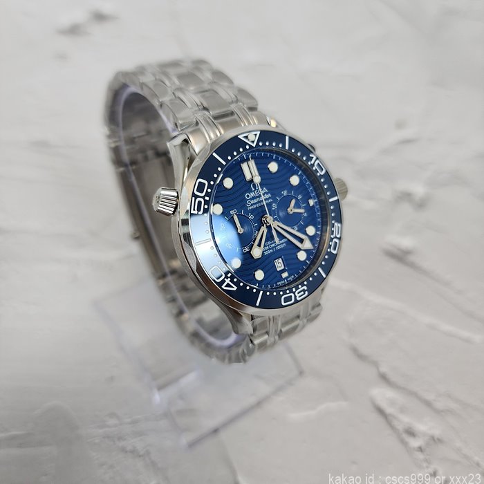 오메가 코엑시얼 씨마스터 다이버300M 블루다이얼 시계 레플리카 미러급 SA급 S급 고퀄리티 워치 7