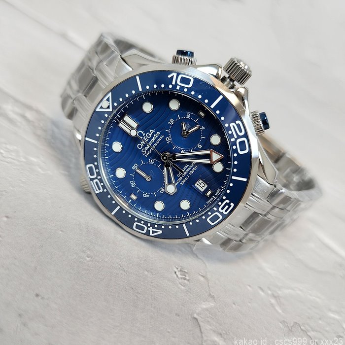 오메가 코엑시얼 씨마스터 다이버300M 블루다이얼 시계 레플리카 미러급 SA급 S급 고퀄리티 워치 10