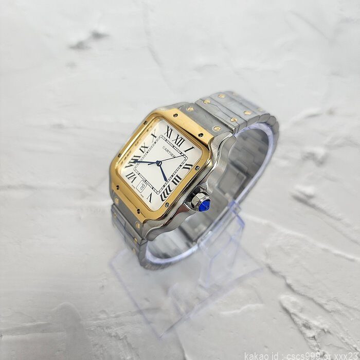까르띠에 산토스 콤비 시계 레플리카 미러급 SA급 S급 고퀄리티 워치 5
