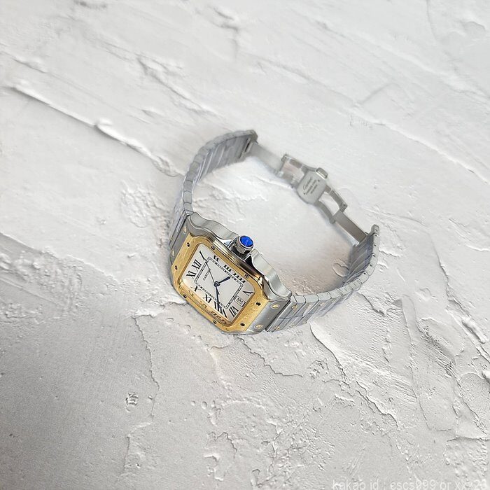 까르띠에 산토스 콤비 시계 레플리카 미러급 SA급 S급 고퀄리티 워치 8