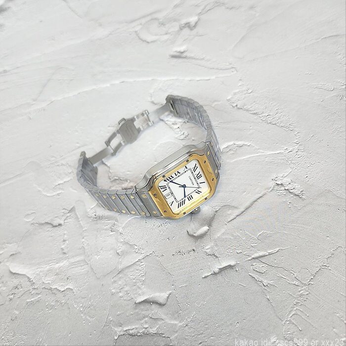 까르띠에 산토스 콤비 시계 레플리카 미러급 SA급 S급 고퀄리티 워치 9