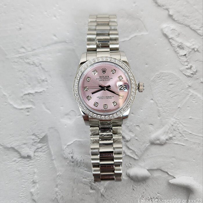 로렉스 데이저스트 핑크 다이아 31mm 시계 레플리카 미러급 SA급 S급 고퀄리티 롤렉스 워치 [여성] 13