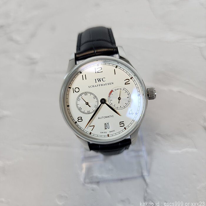 IWC 포르투기저 화이트다이얼 골드침 시계 레플리카 미러급 SA급 S급 고퀄리티 워치 3