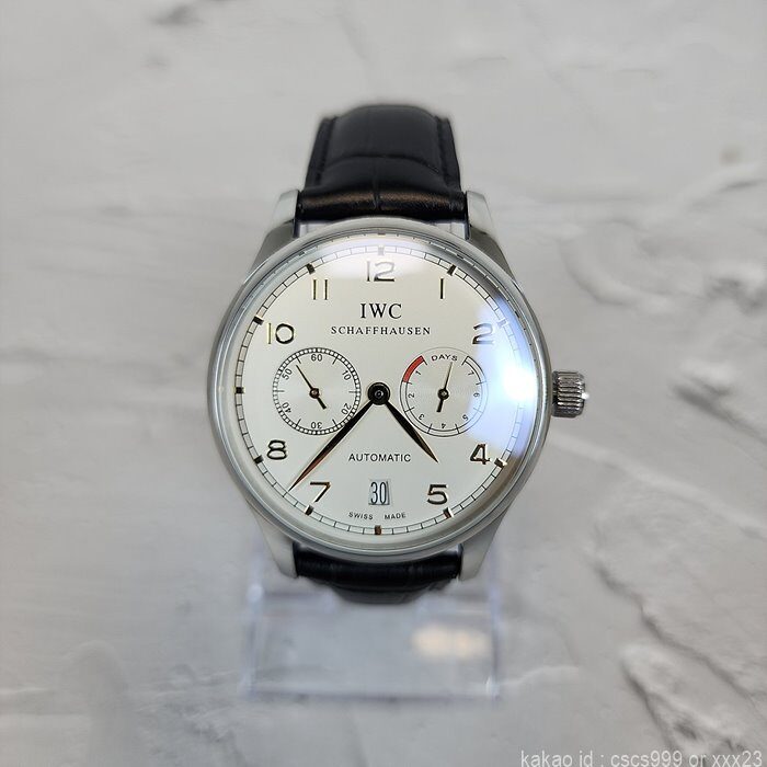 IWC 포르투기저 화이트다이얼 골드침 시계 레플리카 미러급 SA급 S급 고퀄리티 워치 4