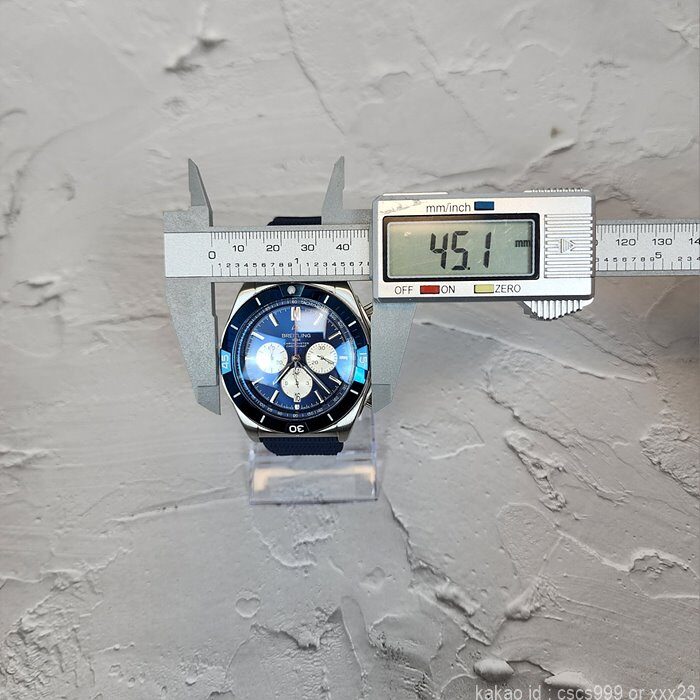브라이틀링 슈퍼 크로노맷 블루다이얼 실버 시계 레플리카 미러급 SA급 S급 고퀄리티 워치 7