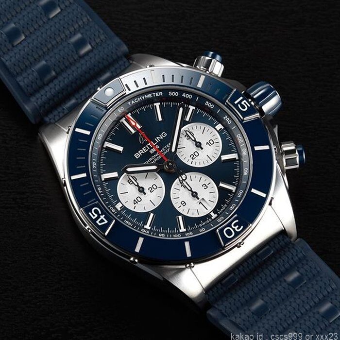 브라이틀링 슈퍼 크로노맷 블루다이얼 실버 시계 레플리카 미러급 SA급 S급 고퀄리티 워치 14