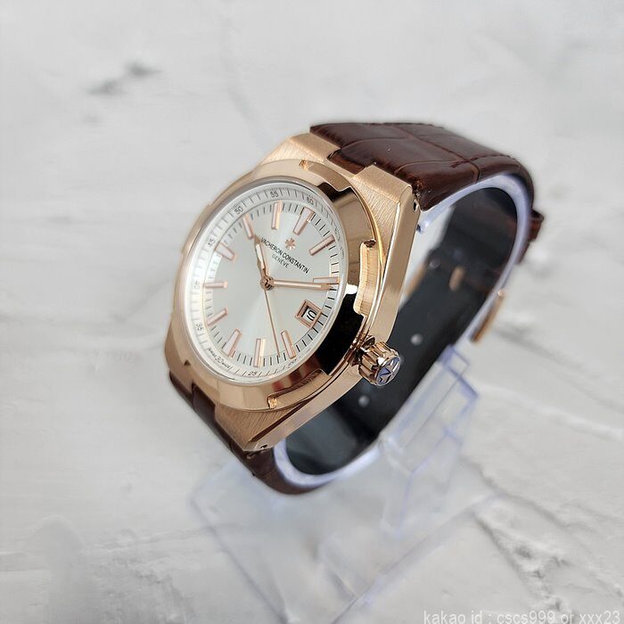 바쉐론콘스탄틴 오버시즈 4500v 화이트다이얼 핑크골드 시계 레플리카 미러급 SA급 S급 고퀄리티 워치 7