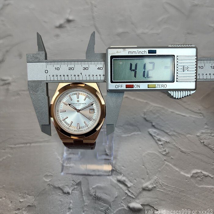 바쉐론콘스탄틴 오버시즈 4500v 화이트다이얼 핑크골드 시계 레플리카 미러급 SA급 S급 고퀄리티 워치 8