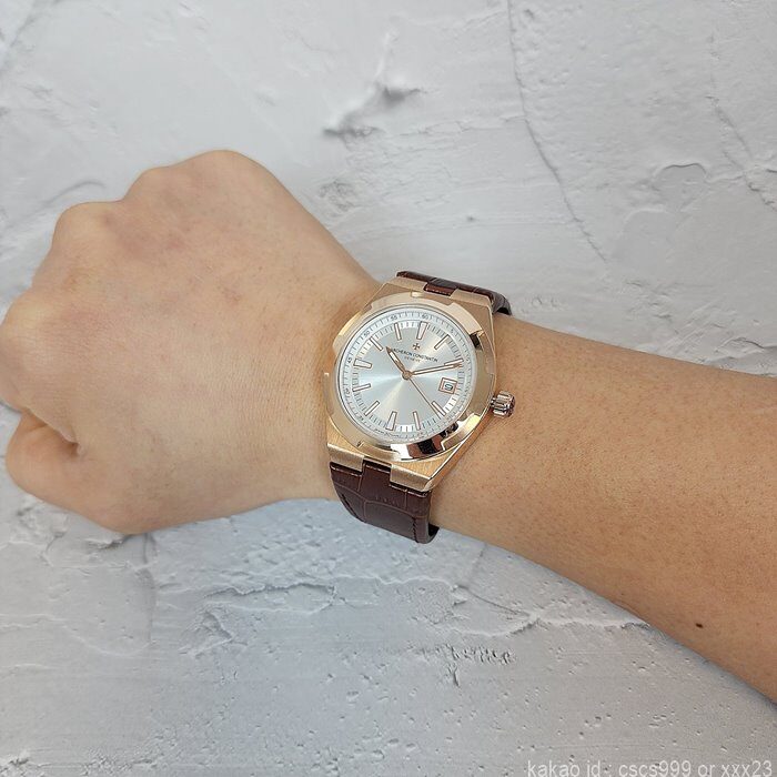 바쉐론콘스탄틴 오버시즈 4500v 화이트다이얼 핑크골드 시계 레플리카 미러급 SA급 S급 고퀄리티 워치 20