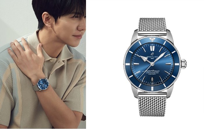 브라이틀링 슈퍼오션 헤리티지 블루다이얼 시계 레플리카 미러급 SA급 S급 고퀄리티 워치 2